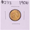 Image 1 : 1906 $2 1/2 Liberty Head Quarter Eagle Gold Coin