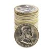 Image 1 : Roll of (20) Brilliant Uncirculated 1963-D Franklin Half Dollar Coins