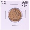Image 1 : 1880-S $5 Liberty Head Half Eagle Gold Coin