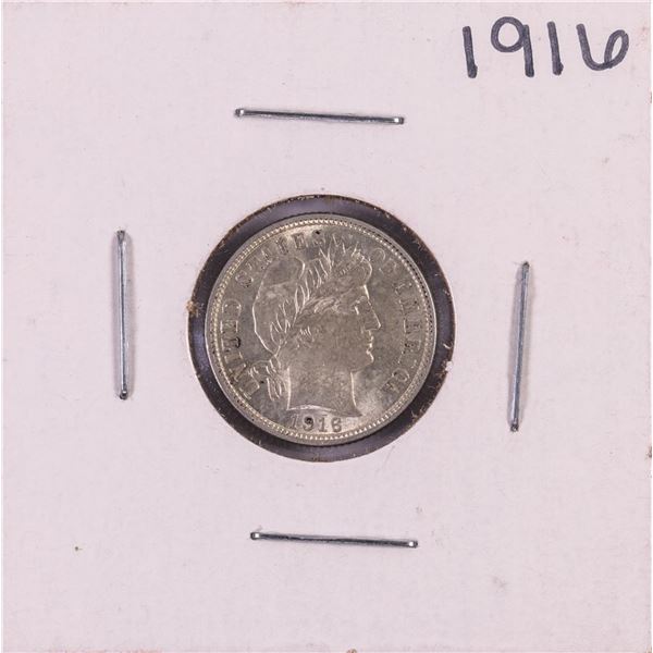 1916 Barber Dime Coin
