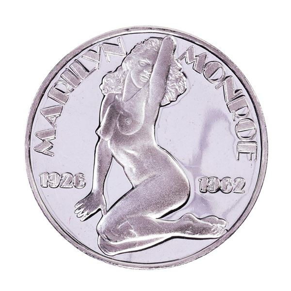 1926-1962 Marilyn Monroe Proof 1oz .999 Fine Silver Round