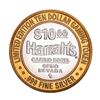 Image 1 : .999 Silver Harrah's Casino Reno Nevada $10 Casino Limited Edition Gaming Token