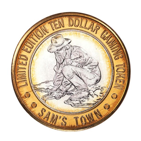 .999 Fine Silver Sam's Town Casino Las Vegas $10 Limited Edition Gaming Token