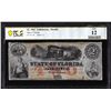 Image 1 : 1863 $2 State of Florida Cr-FL-18 Obsolete Note PCGS Fine 12 Details