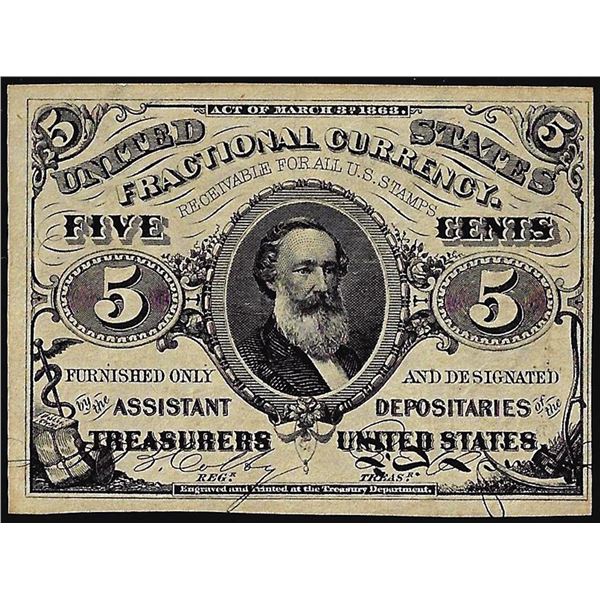 March 3, 1863 Third Issue Five Cents Fractional Currency Note