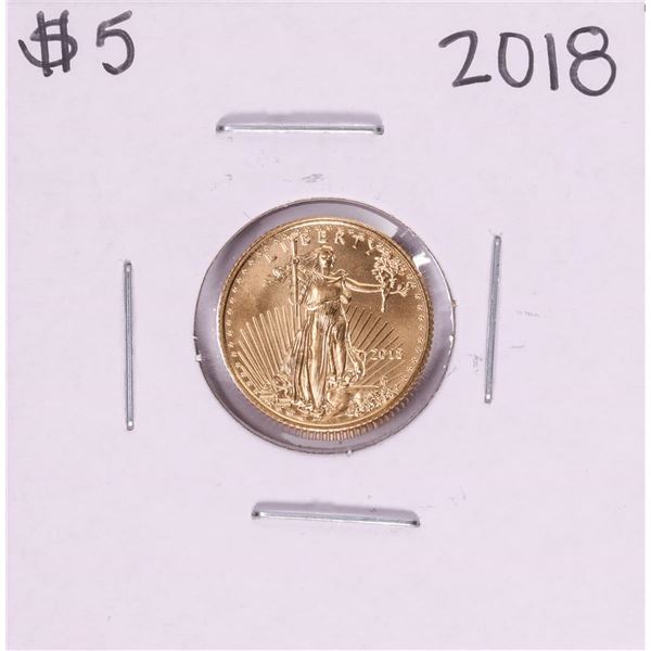 2018 $5 American Gold Eagle Coin