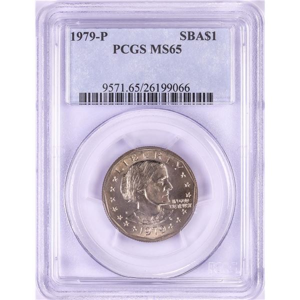 1979-P $1 Susan B Anthony Dollar Coin PCGS MS65