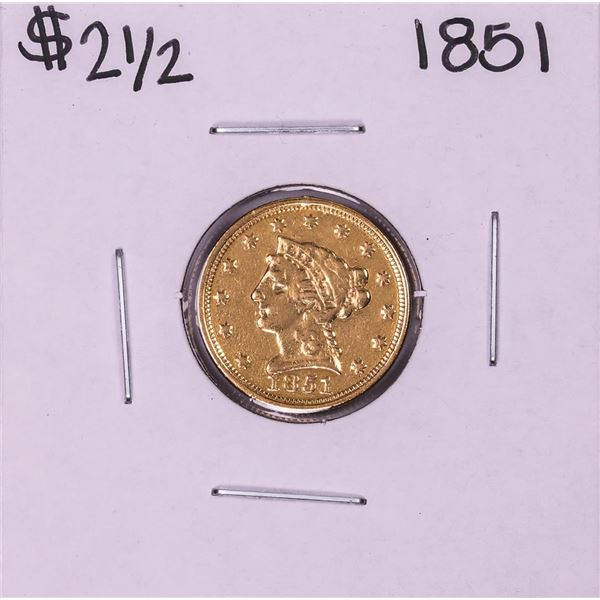 1851 $2 1/2 Liberty Head Quarter Eagle Gold Coin