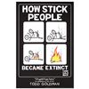 Image 1 : Todd Goldman "How Stick People Became Extinct" Print Poster On Paper