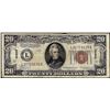 Image 1 : 1934A $20 Hawaii WWII Emergency Issue Federal Reserve Note