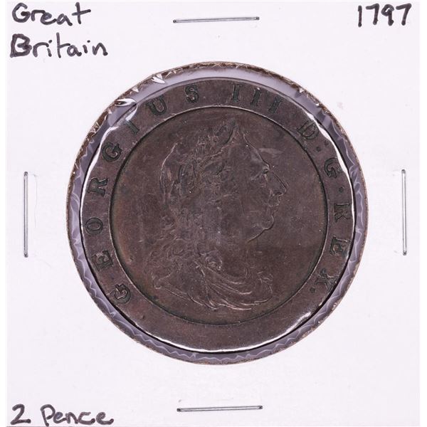 1797 Great Britain 2 Pence Coin