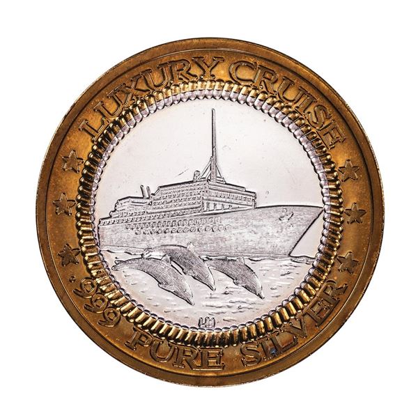 .999 Silver Luxury Cruise $10 Casino Limited Edition Gaming Token