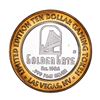 Image 2 : .999 Silver Golden Gate Las Vegas, NV $10 Casino Limited Edition Gaming Token