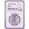 Image 1 : 1956 Type 2 Proof Franklin Half Dollar Coin NGC PF68