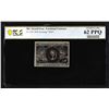Image 1 : 1863 Second Issue Five Cents Fractional Currency Note Fr.1316 PCGS Uncirculated 62PPQ