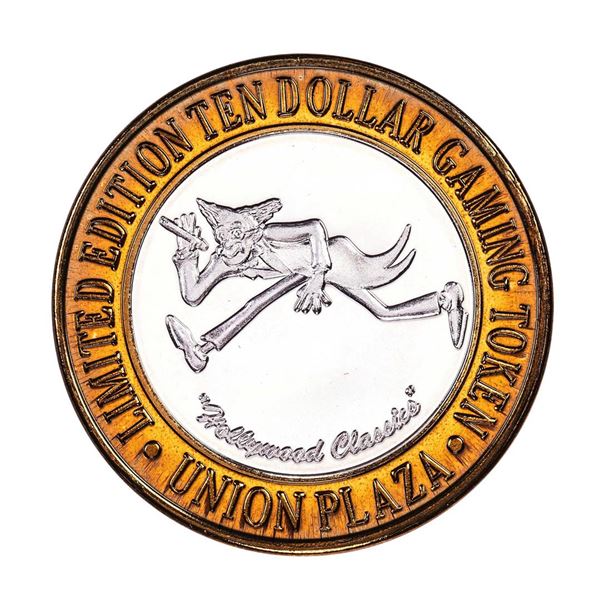 .999 Silver Union Plaza Las Vegas, Nevada $10 Casino Limited Edition Gaming Token