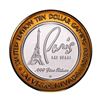 Image 2 : .999 Silver Paris Casino Resort Las Vegas, NV $10 Casino Limited Edition Gaming Token