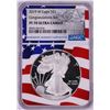 Image 1 : 2019-W $1 Proof American Silver Eagle Coin NGC PF70 Ultra Cameo Congratulations Flag