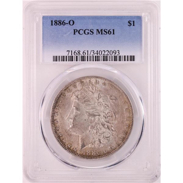 1886-O $1 Morgan Silver Dollar Coin PCGS MS61