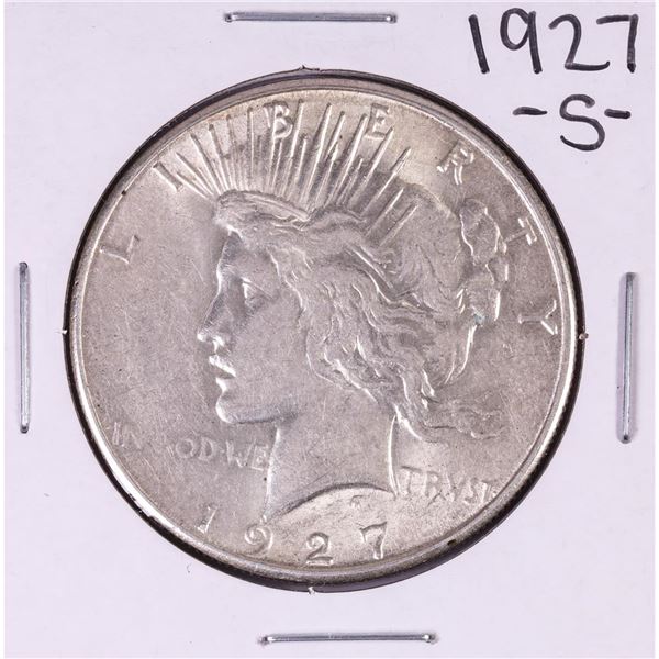 1927-S $1 Peace Silver Dollar Coin