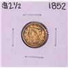 Image 1 : 1852 $2 1/2 Liberty Head Quarter Eagle Gold Coin