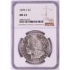 Image 1 : 1878-S $1 Morgan Silver Dollar Coin NGC MS63