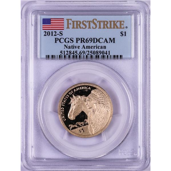 2012-S $1 Proof Native American Dollar Coin PCGS PR69DCAM First Strike