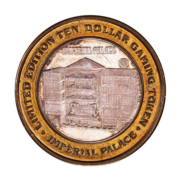.999 Fine Silver Imperial Palace Las Vegas, Nevada $10 Limited Edition Gaming Token