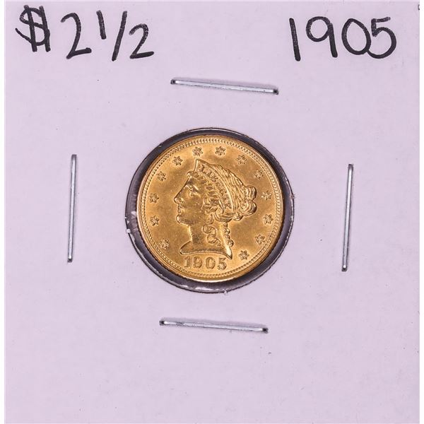 1905 $2 1/2 Liberty Head Quarter Eagle Gold Coin