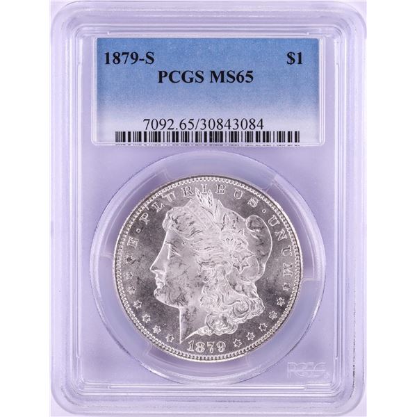 1879-S $1 Morgan Silver Dollar Coin PCGS MS65