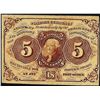 Image 1 : 1862 First Issue Five Cents Fractional Currency Note