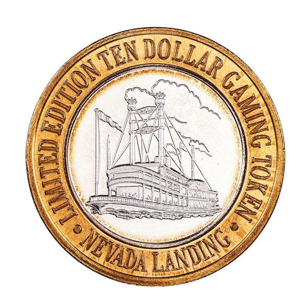 .999 Silver Nevada Landing Jean, NV $10 Casino Limited Edition Gaming Token