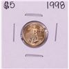Image 1 : 1998 $5 American Gold Eagle Coin