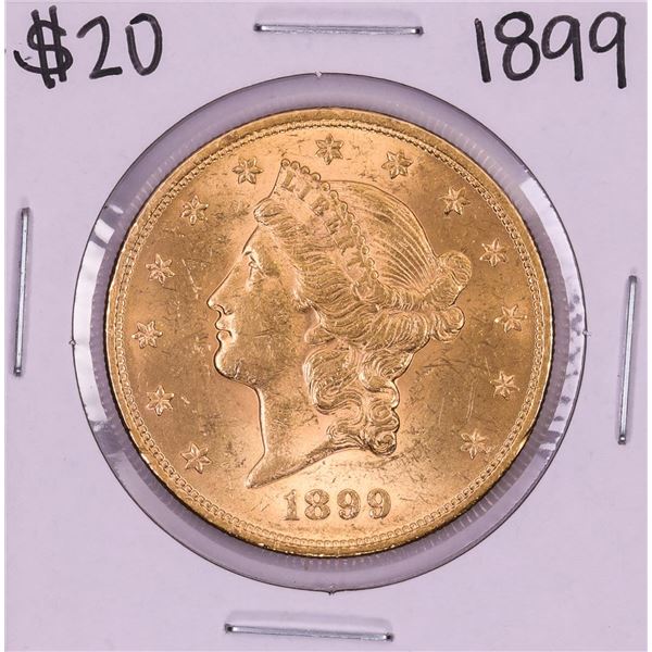 1899 $20 Liberty Head Double Eagle Gold Coin