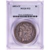 Image 1 : 1892-CC $1 Morgan Silver Dollar Coin PCGS F12
