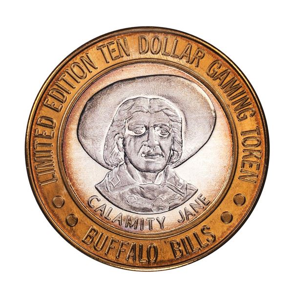 .999 Silver Buffalo Bills Resort & Casino Jean, NV $10 Limited Edition Gaming Token