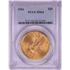 Image 1 : 1924 $20 St. Gaudens Double Eagle Gold Coin PCGS MS64
