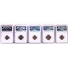 Image 2 : Lot of (5) Ancient Roman Empire Coins NGC Certified