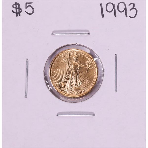 1993 $5 American Gold Eagle Coin