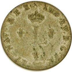 1741 SOU M French Colonies Sou Marque VF30 NGC