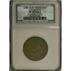 1785 COPPER Connecticut Copper, Bust Right  VF20 CSN