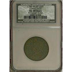 1785 COPPER Connecticut Copper, Bust Left VG8 CSN