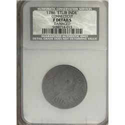 1786 COPPER Connecticut Copper, Small Head Right, ETLIB