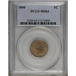 1860 1C MS64 PCGS