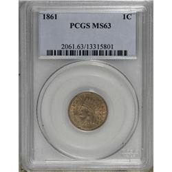 1861 1C MS63 PCGS