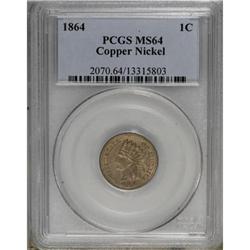 1864 1C Copper-Nickel MS64 PCGS