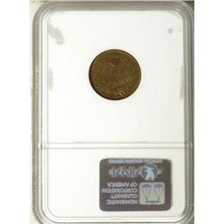 1880 1C Brown MS65 NGC