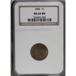 1885 1C Brown MS65 NGC