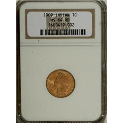 1909 1C Red MS64 NGC