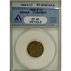 1909-S 1C XF40 ANACS